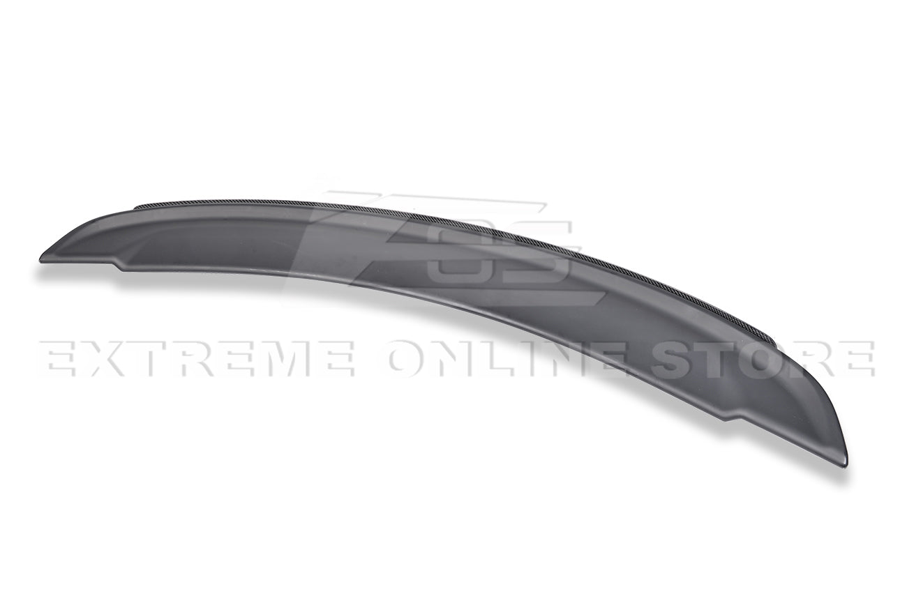 Chevrolet Camaro 5th Gen ZL1 Style Gloss Black Carbon Fiber Wickerbill Rear Trunk Spoiler 2010-2013