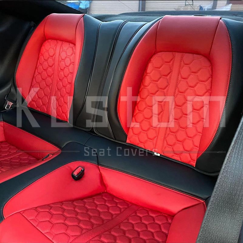 2015-23 Ford Mustang S550 Coupe Genuine Leather Seat Covers