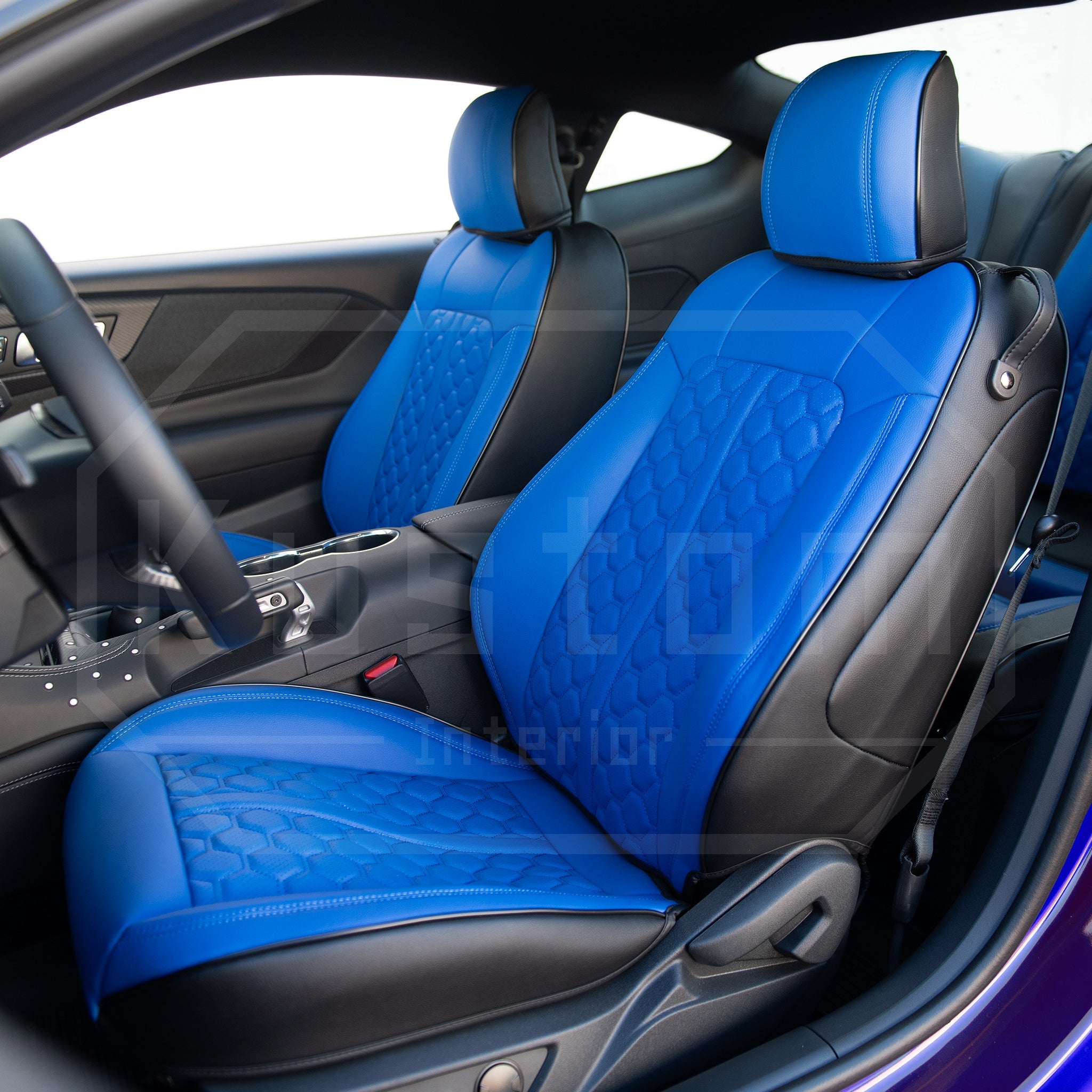 2015-23 Ford Mustang S550 Coupe Genuine Leather Seat Covers