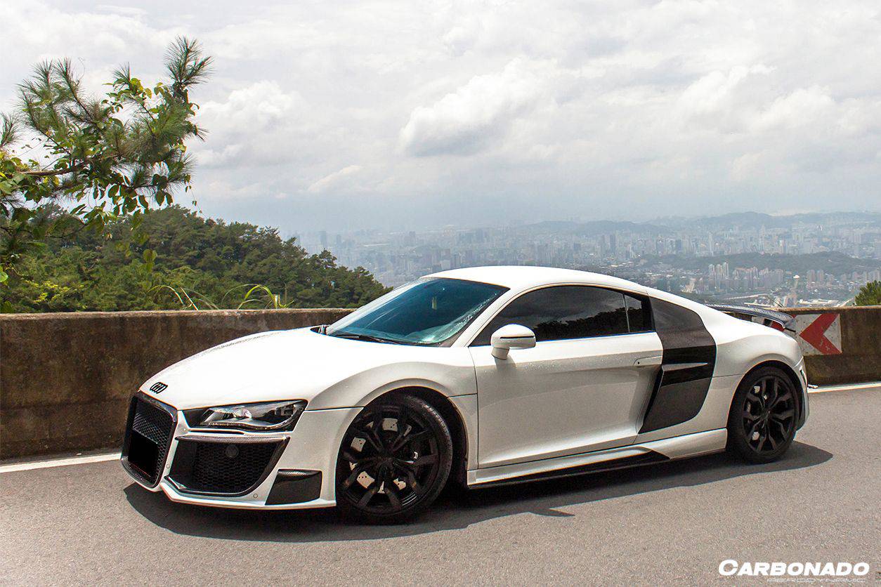 2006-2015 Audi R8 Coupe/Spyder DPGT Style Front Bumper - Carbonado