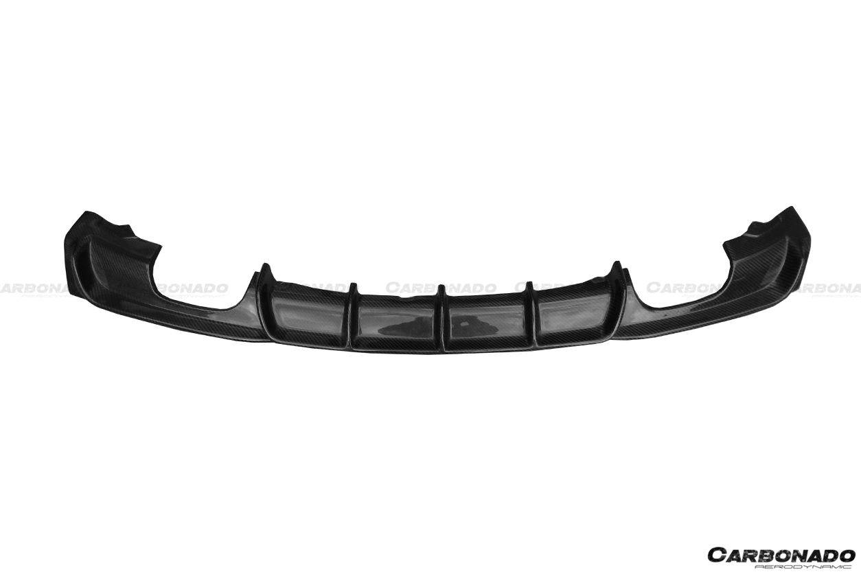 BMW 3 Series F30 F35 M-Tech MP Style Carbon Fiber Quad Exhaust Rear Lip 2013-2019