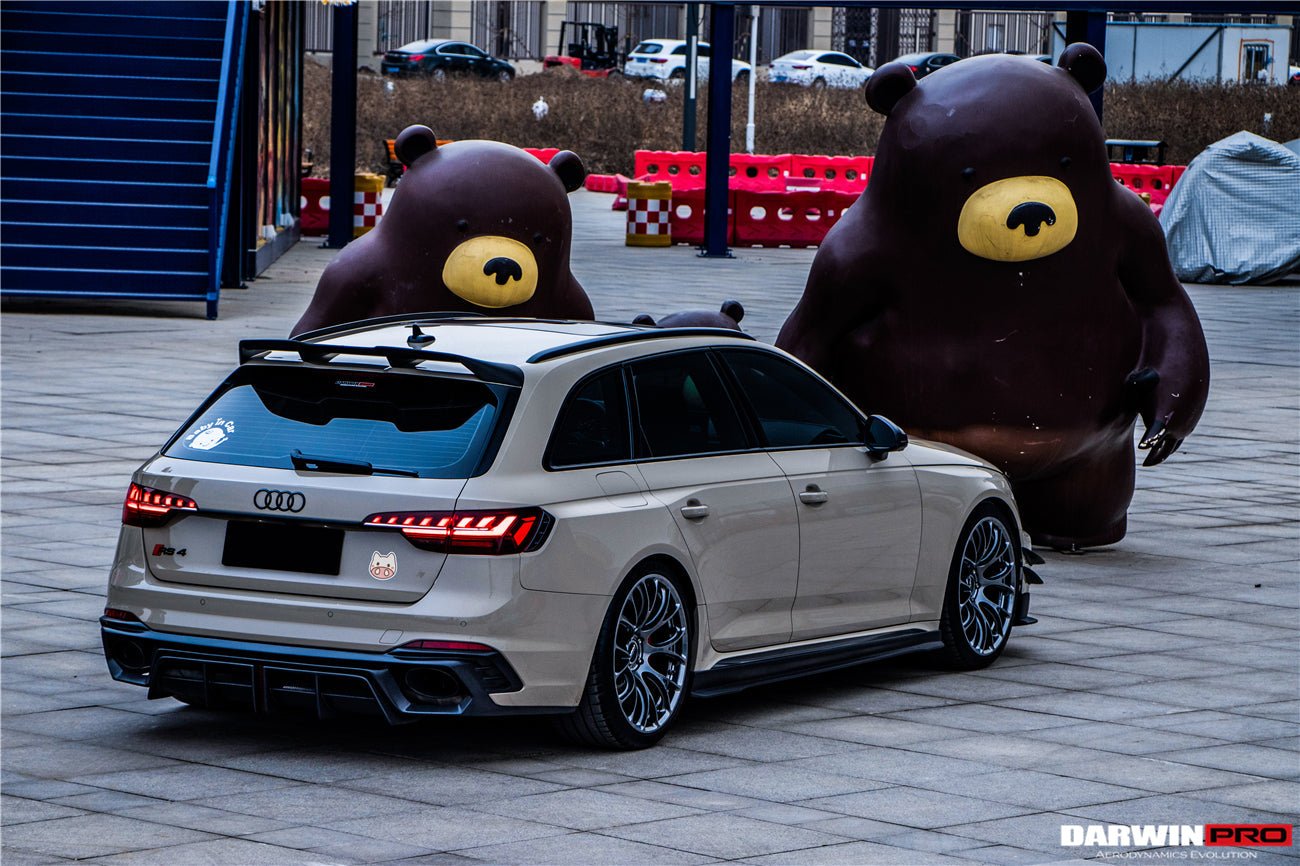 2017 - 2024 Audi RS4 B9 BKSS Style Rear Diffuser with Winglets