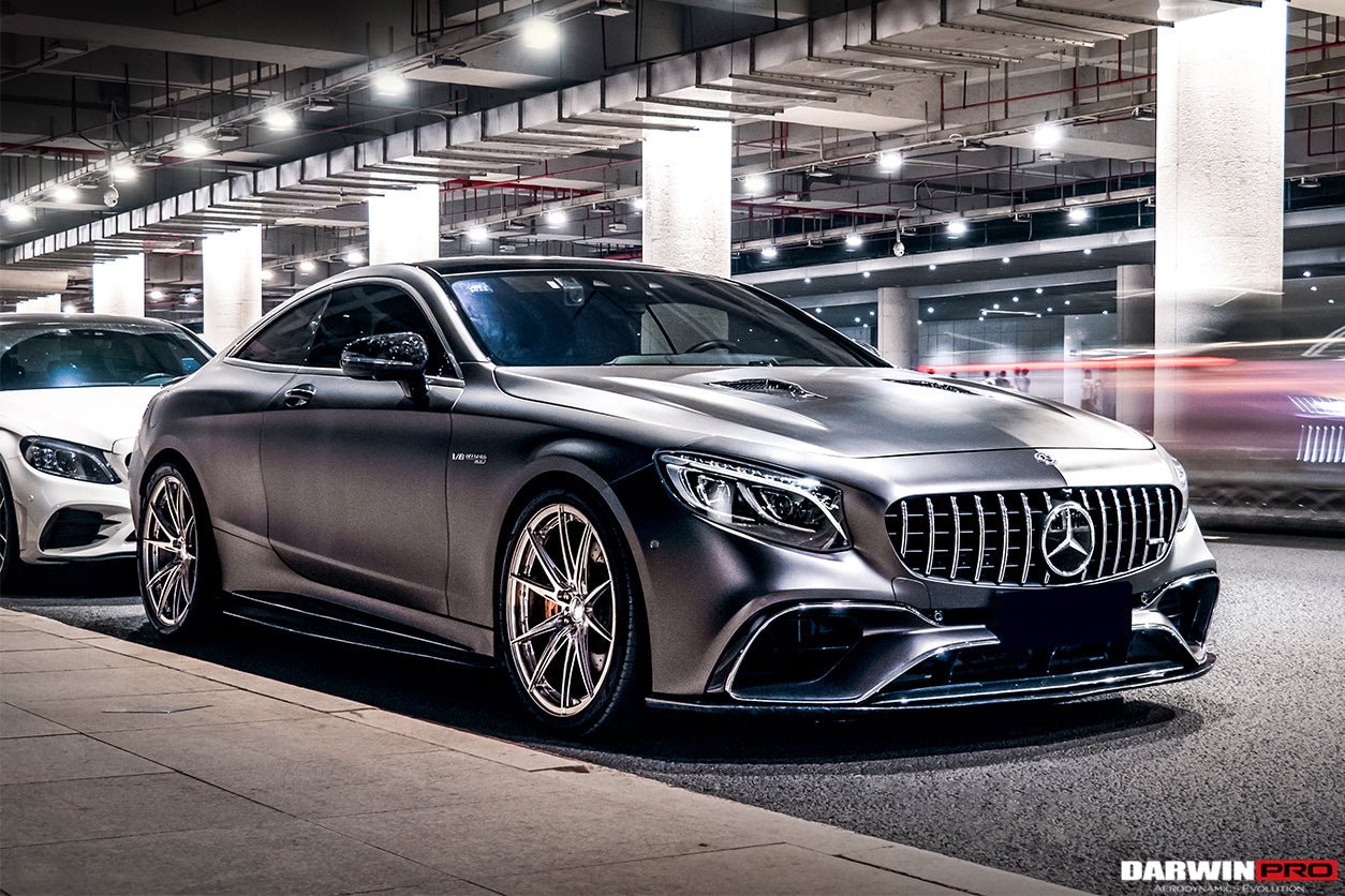 2018 - 2021 Mercedes Benz C217 S63 & S65 AMG Coupe BKSS Style Carbon Fiber Front Lip