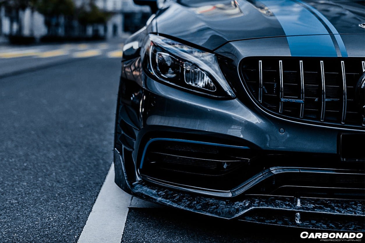2015 - 2021 Mercedes Benz W205 C63 & S AMG Coupe BR Style Front Lip