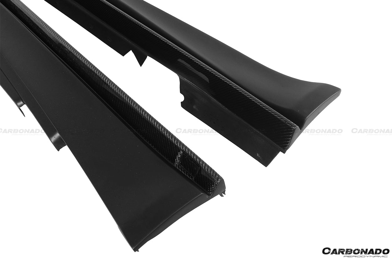 2008-2013 BMW 1M Only RZ Style Carbon FIber Side Skirts