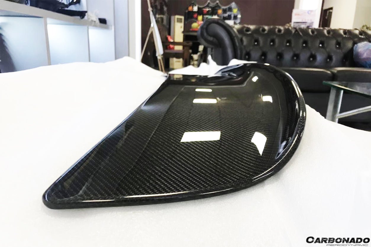 2016 - 2021 Tesla Model X SUV RZS Style Carbon Fiber Trunk Spoiler