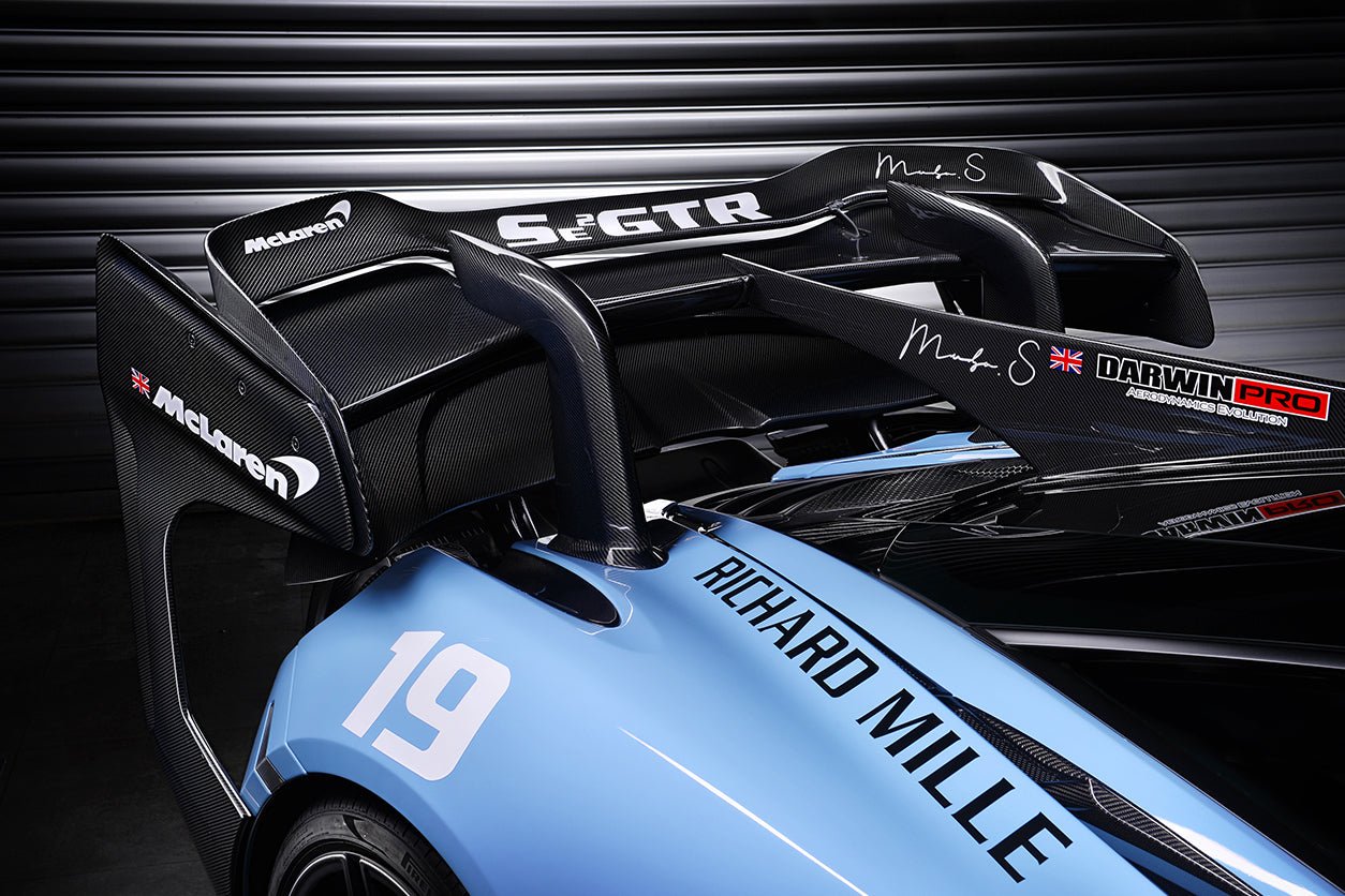2017 - 2022 McLaren 720S Se²GTR Style Trunk Wing with Side Winglets