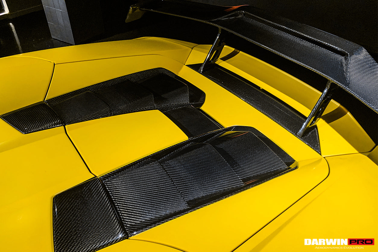2019 - 2023 Lamborghini Huracan EVO OD Style Dry Carbon Trunk Spoiler Wing