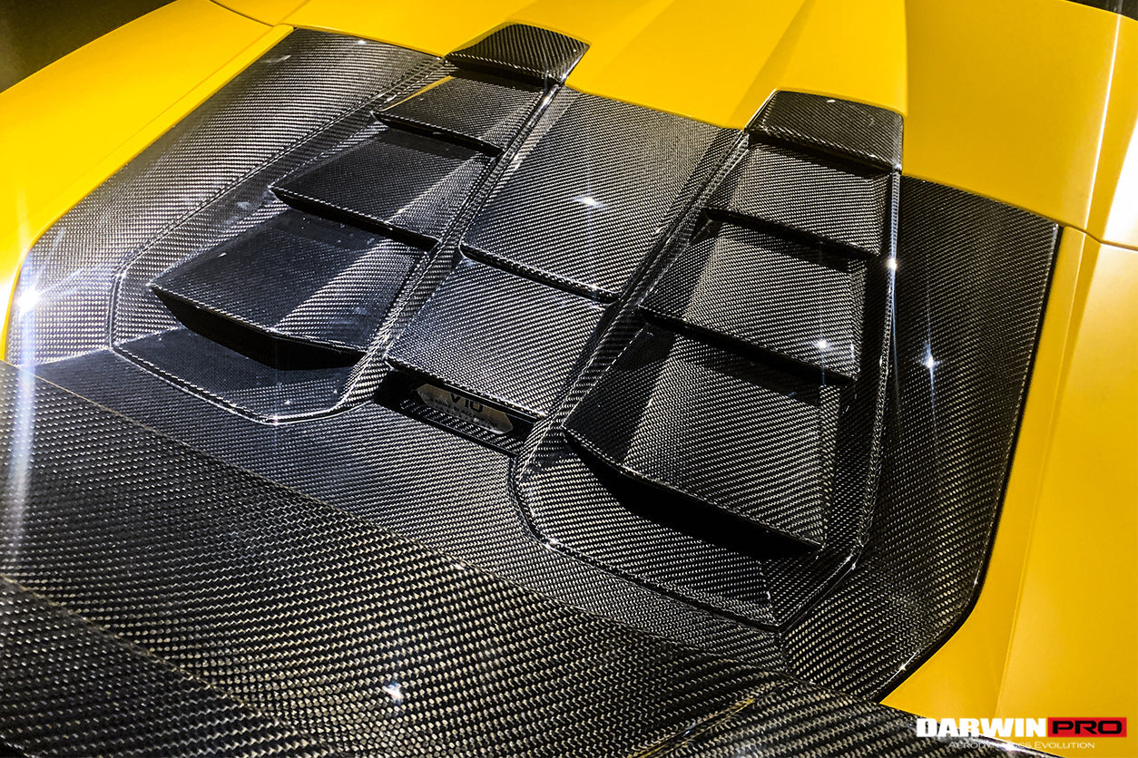 2019 - 2023 Lamborghini Huracan EVO Spyder OD Style Dry Carbon Engine Trunk Hood