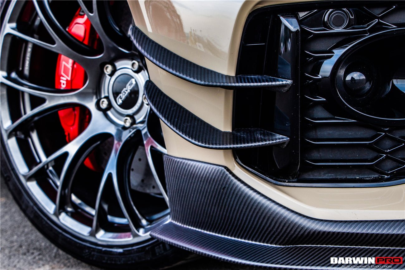 2020 - 2024 Audi RS4 B9.5 BKSS Style Carbon Fiber Front Bumper Canards