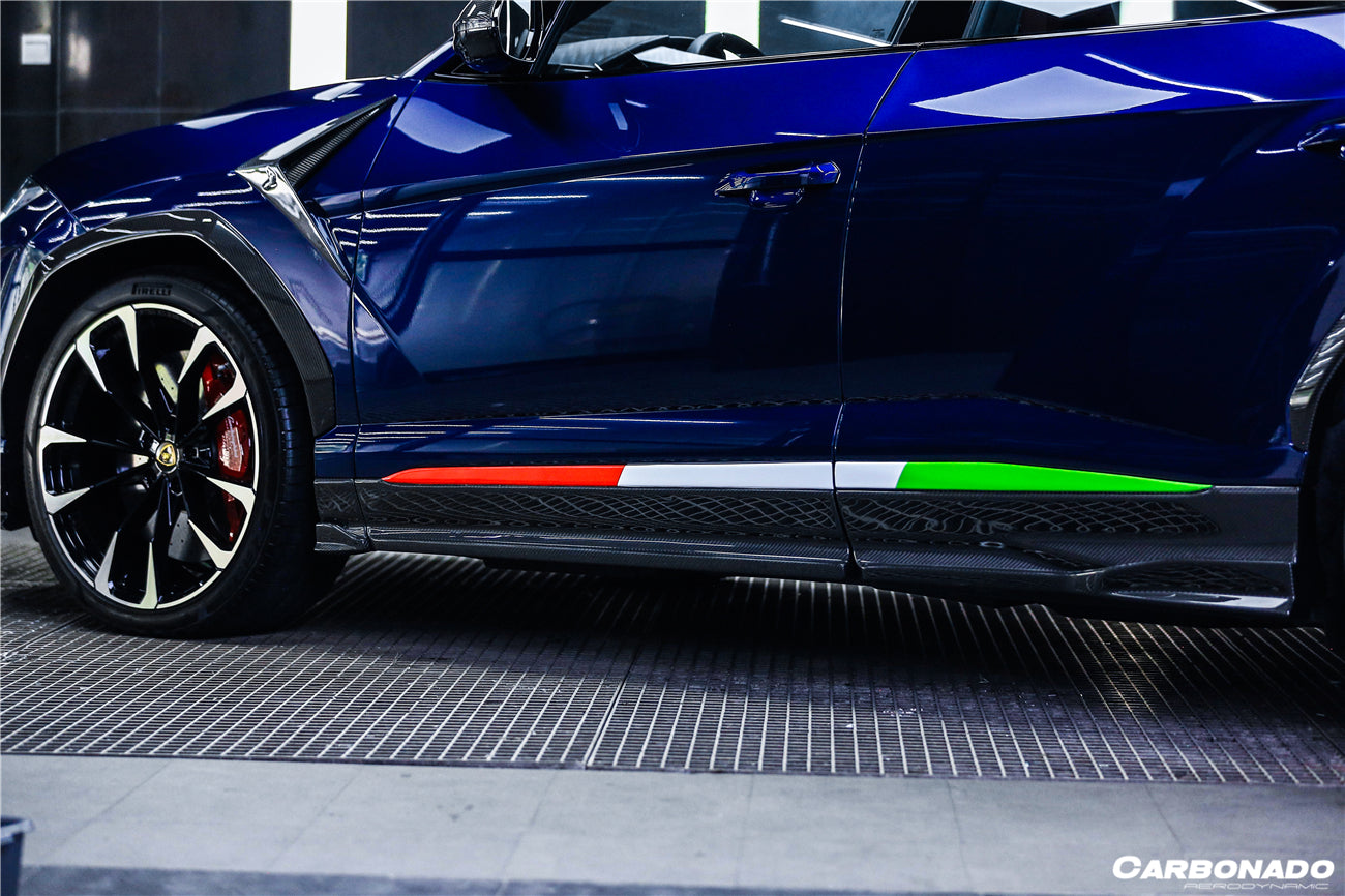 2018 - 2024 Lamborghini URUS TC Style Dry Carbon Fiber Side Skirts