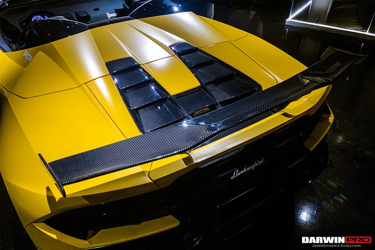 2019 - 2023 Lamborghini Huracan EVO OD Style Dry Carbon Trunk Spoiler Wing