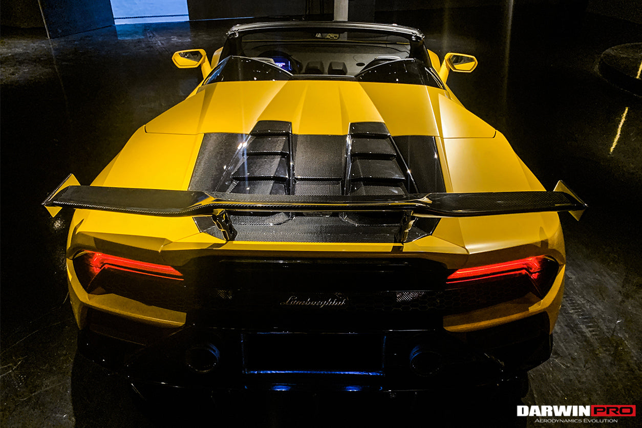 2019 - 2023 Lamborghini Huracan EVO Spyder OD Style Dry Carbon Engine Trunk Hood