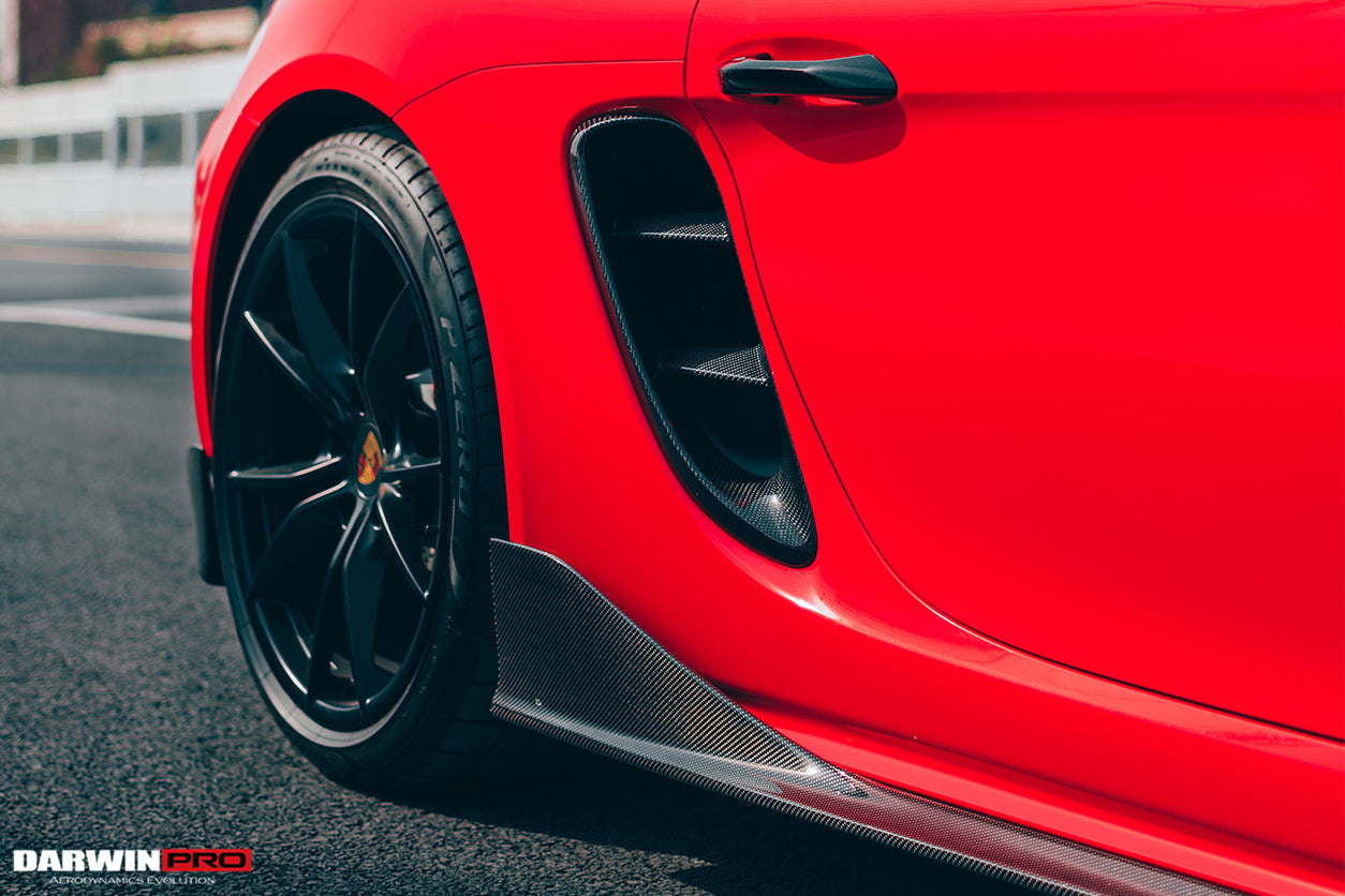 2016 - 2024 Porsche 718 Cayman & Boxster Carbon Fiber Side Air Vents