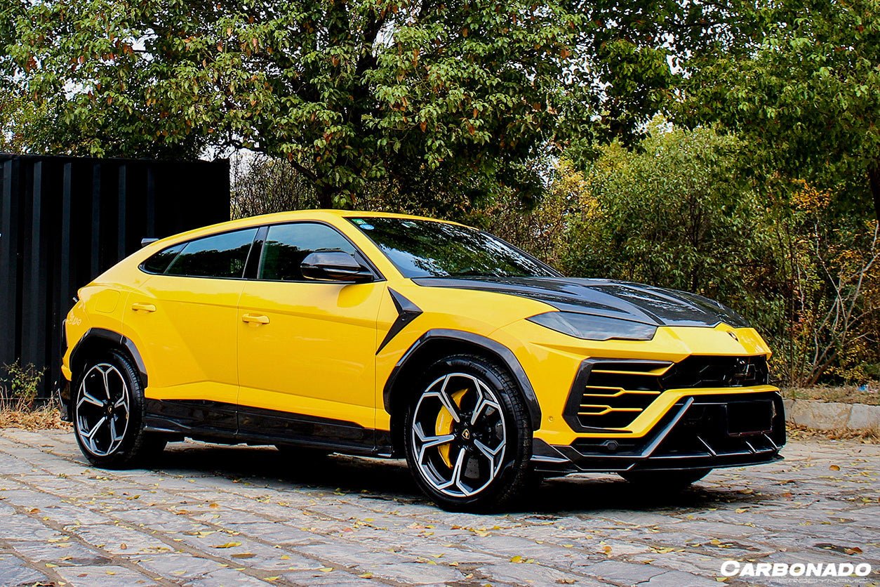 2018 - 2022 Lamborghini URUS TC Style Double Side Carbon Fiber Hood