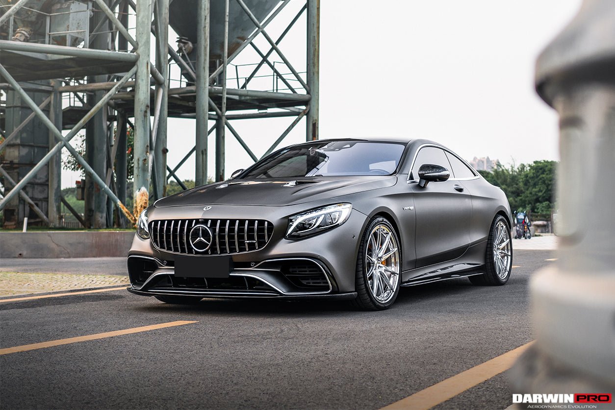 2018 - 2021 Mercedes Benz C217 S63 & S65 AMG Coupe BKSS Style Carbon Fiber Front Lip