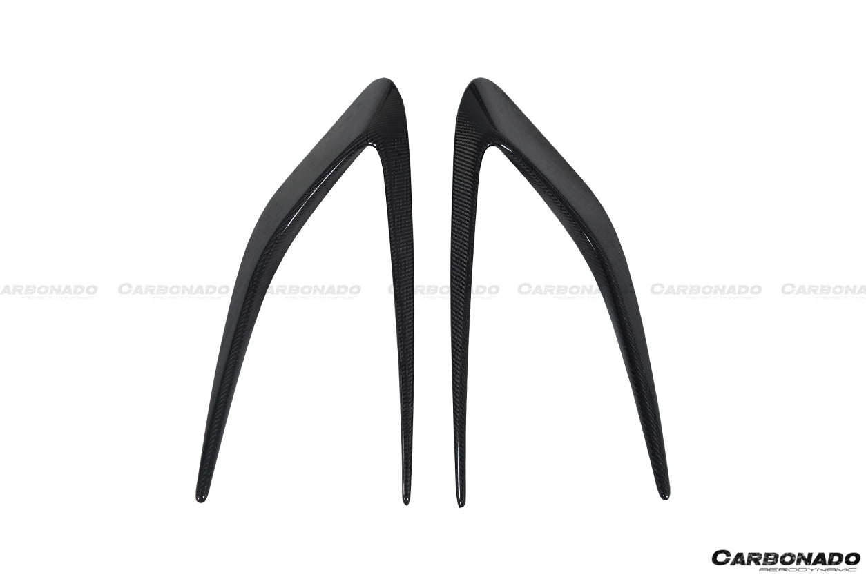 2015-2020 Ferrari 488 MSY Style Carbon Fiber Side Air Intake Flaps