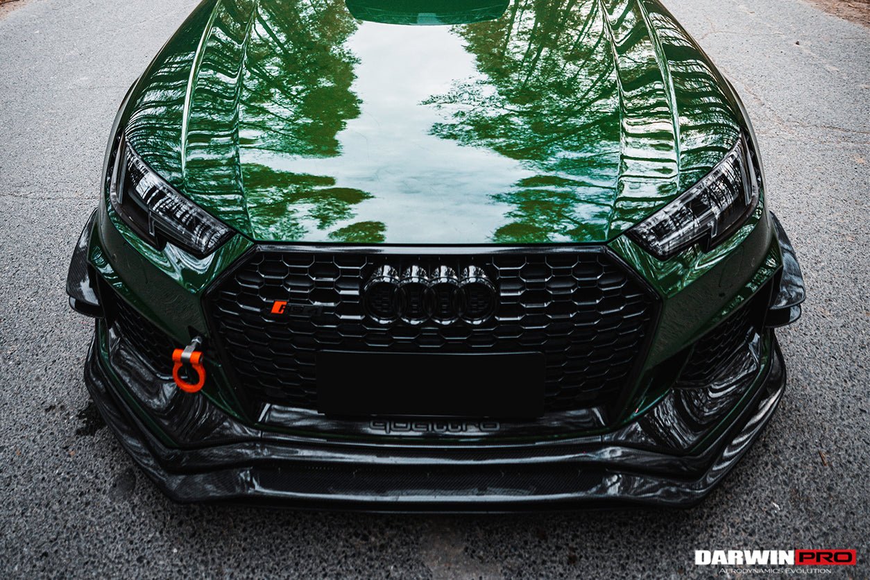 2017 - 2019 Audi RS4 B9 BKSS Style Front Canards
