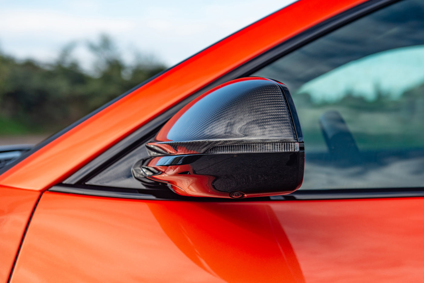 2018 - 2024 Lamborghini URUS Convert 2023 Performante Dry Carbon Fiber Mirror Housing (No BSA holes)