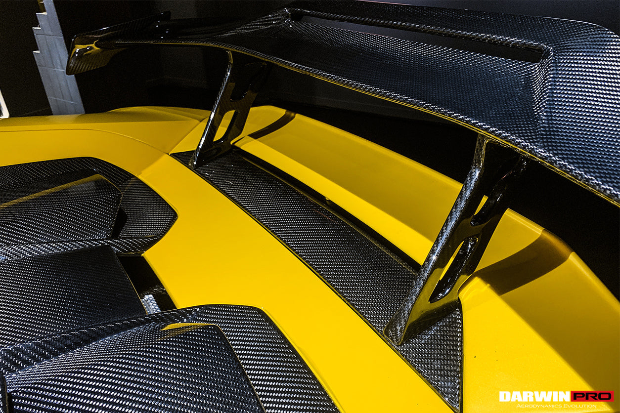 2019 - 2023 Lamborghini Huracan EVO OD Style Dry Carbon Trunk Spoiler Wing
