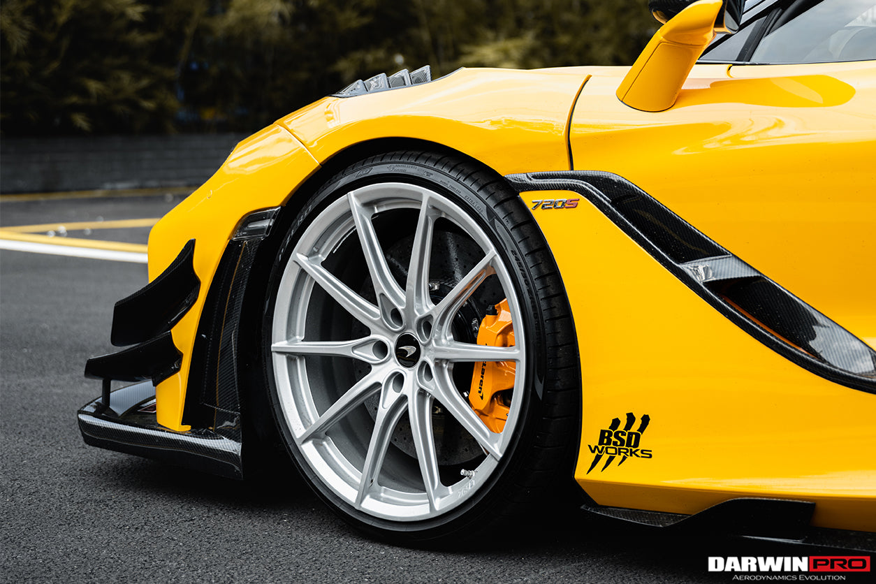 2017 - 2021 McLaren 720s Se²NWB Style Carbon Fiber Side Door Trims