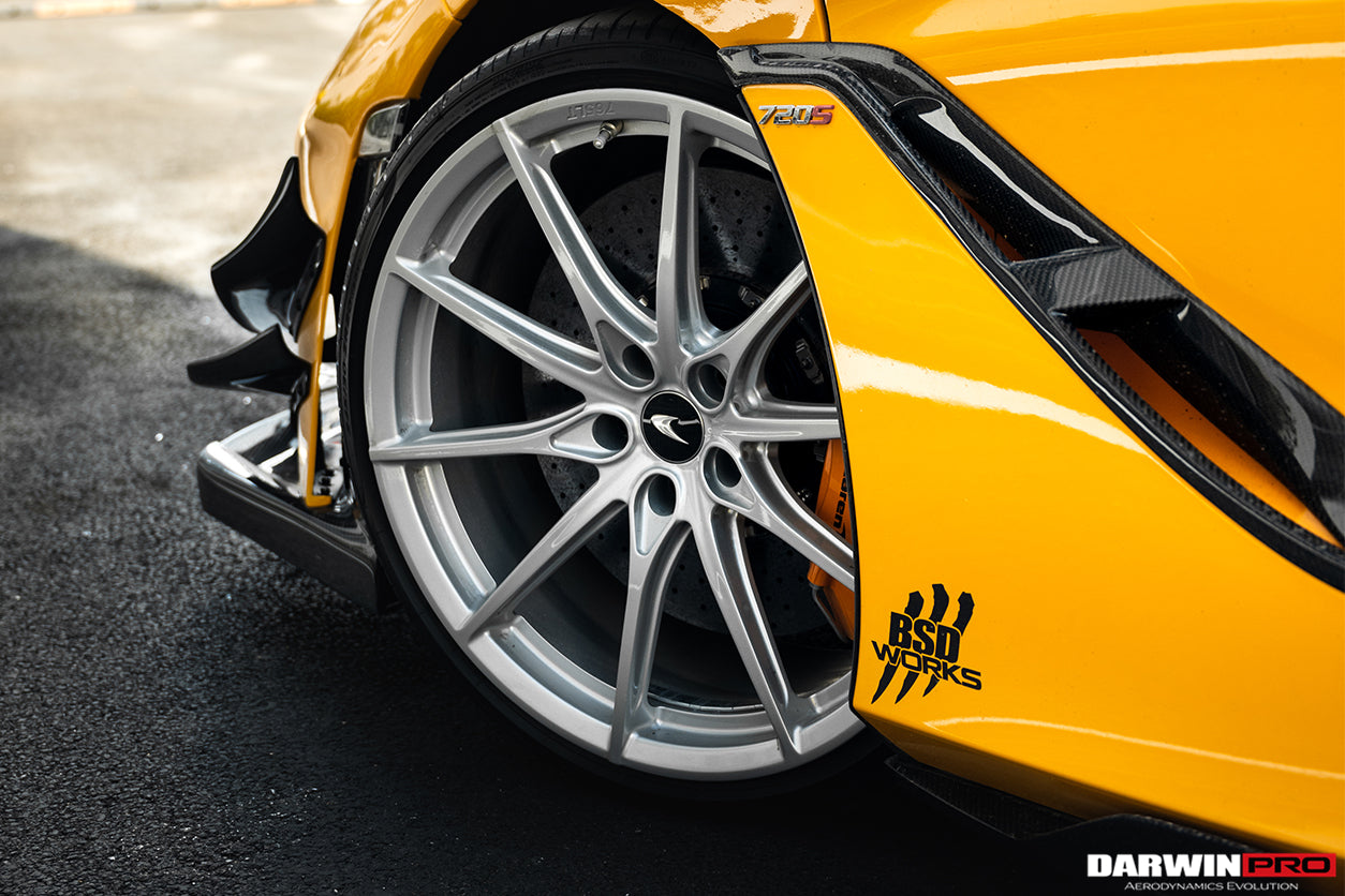 2017 - 2021 McLaren 720s Se²NWB Style Carbon Fiber Side Door Trims