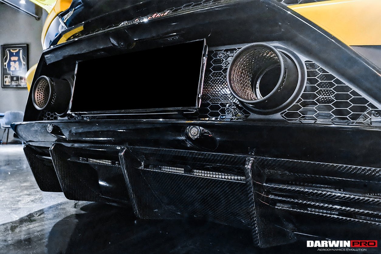 2019 - 2023 Lamborghini Huracan EVO OD Style Dry Carbon Rear Diffuser