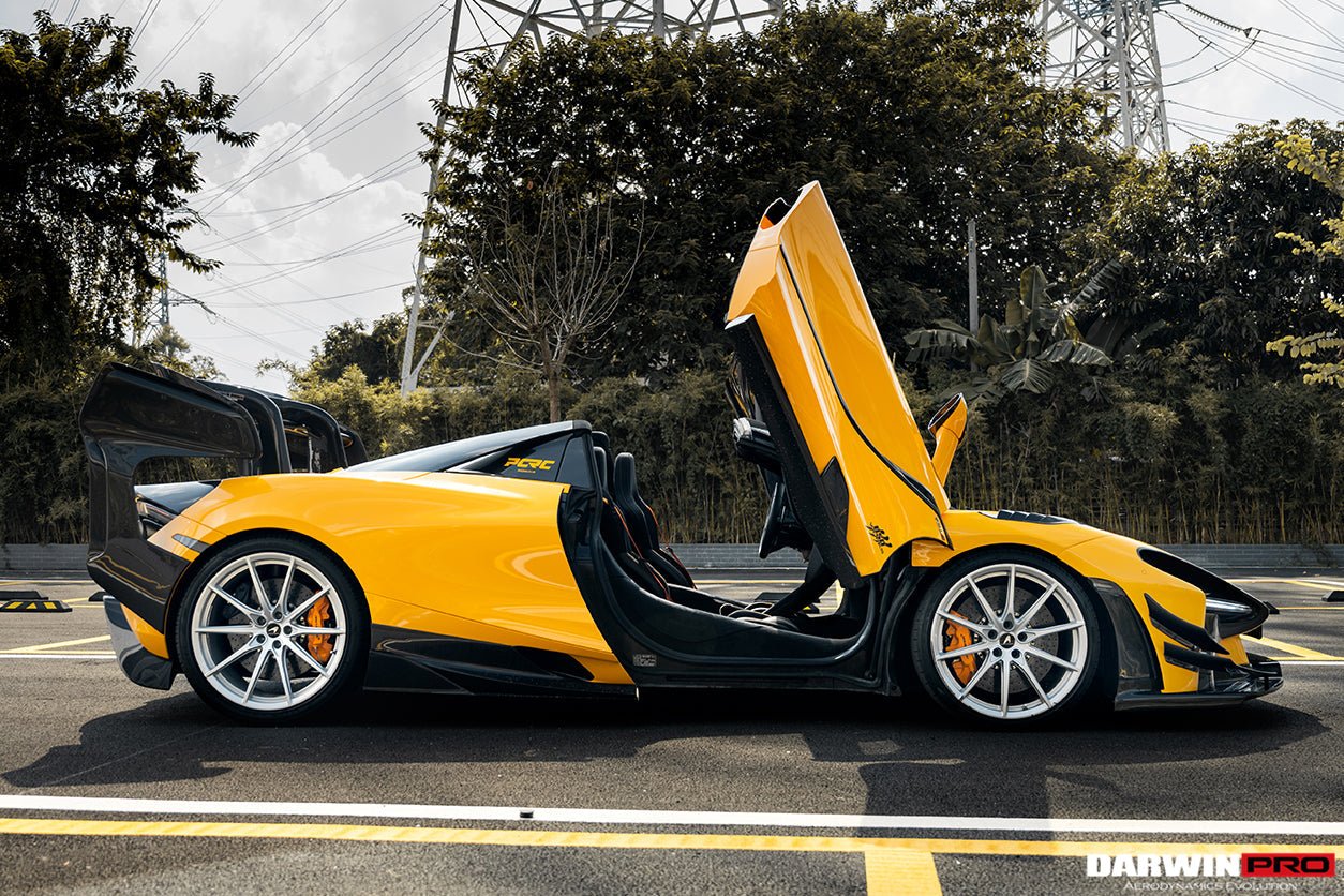 2017 - 2021 McLaren 720S Se²NWB Style Carbon Fiber Side Door Trims