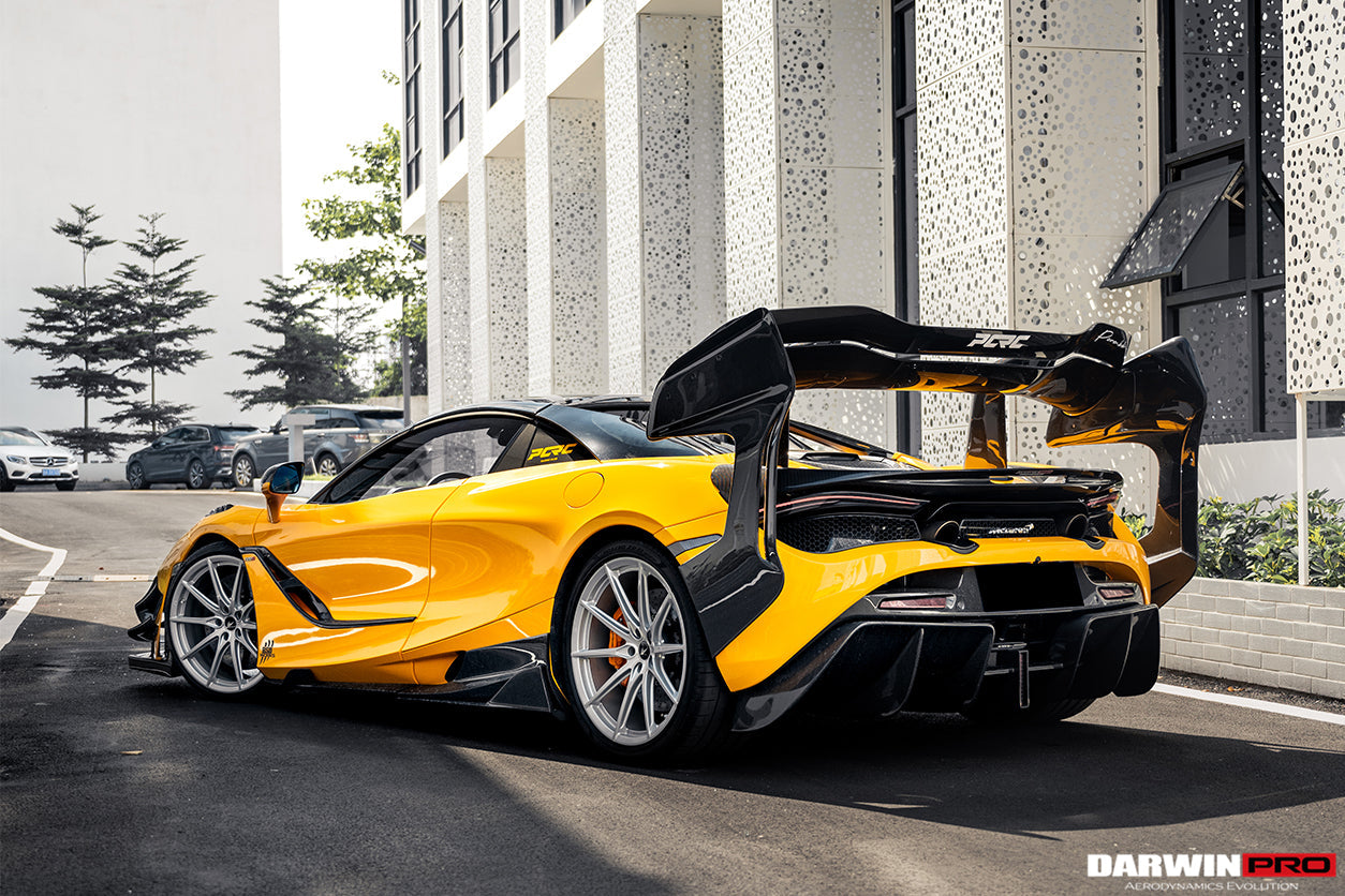 2017 - 2022 McLaren 720s Se²GTR Style Trunk Wing with Side Winglets