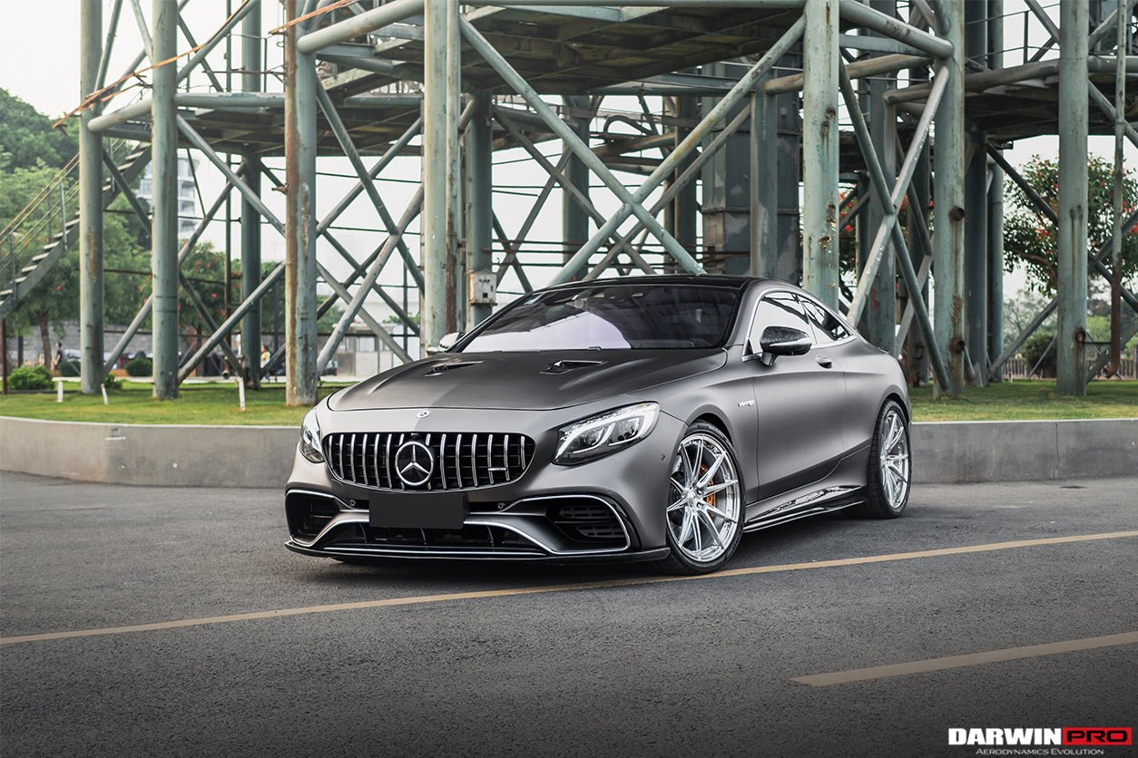 2018 - 2021 Mercedes Benz C217 S63 & S65 AMG Coupe BKSS Style Carbon Fiber Front Lip