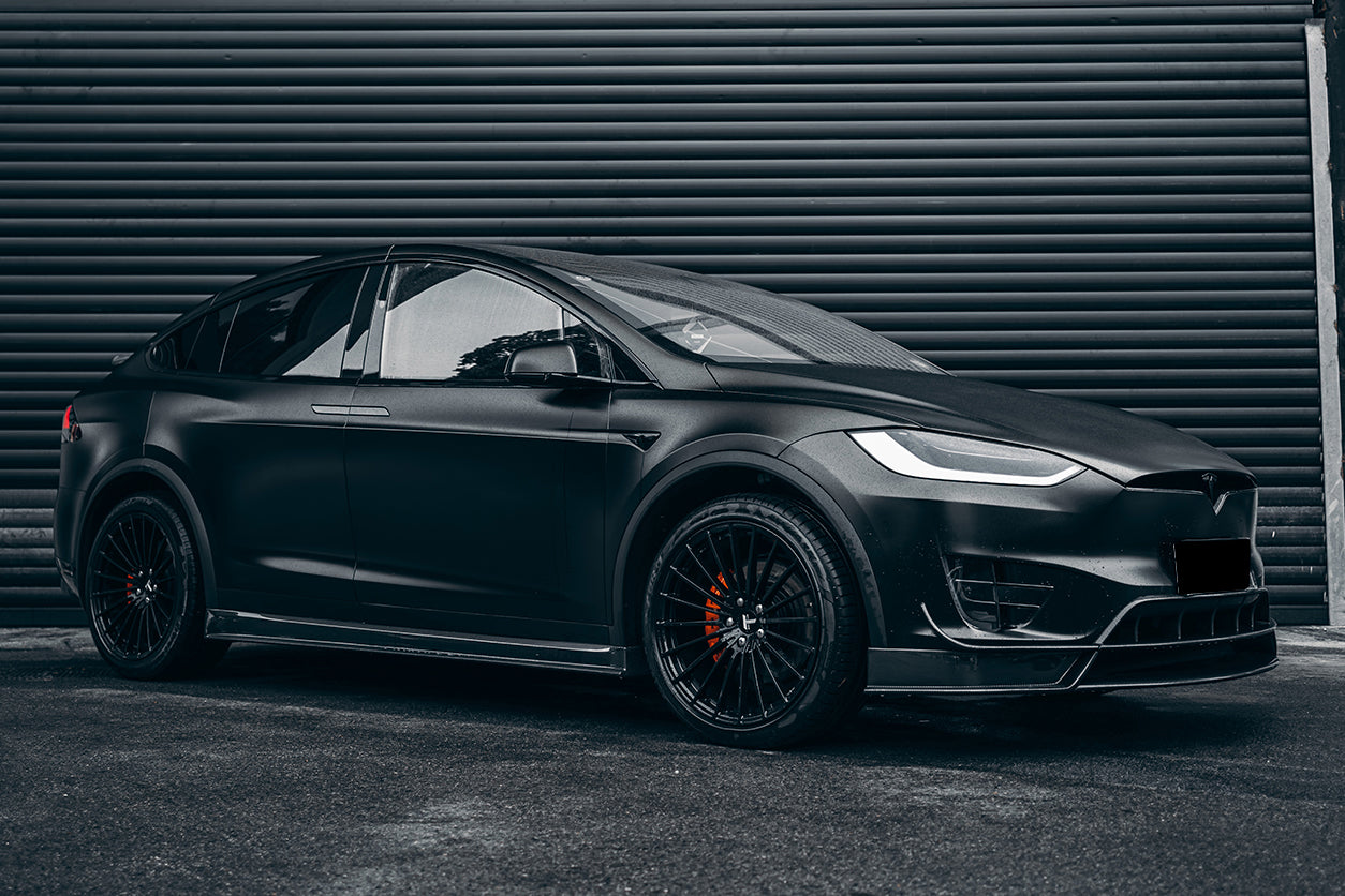 2019 - 2021 Tesla Model X SUV RZS Style Carbon Fiber Full Kit