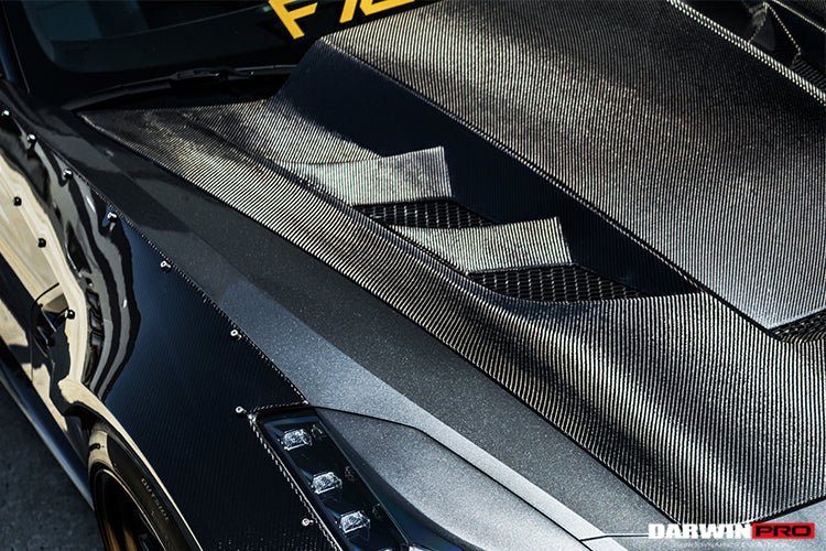 2013-2019 Corvette Z06 Grandsport BKSS Style Carbon Fiber Hood