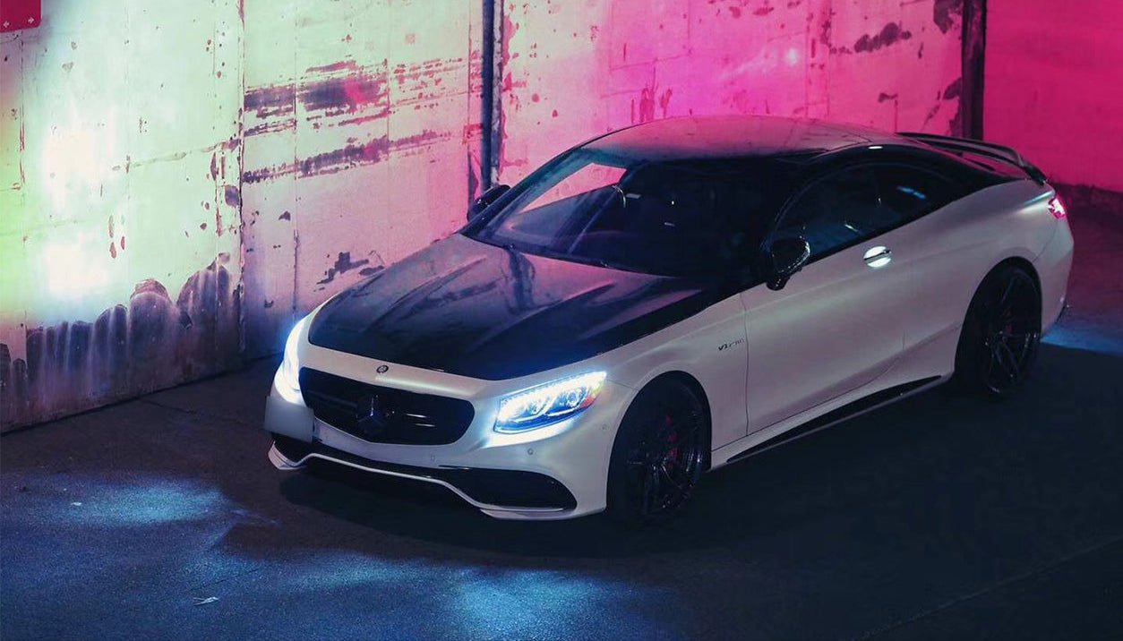 2014 - 2017 Mercedes Benz C217 S63/S65 AMG Coupe Carbon Fiber Hood