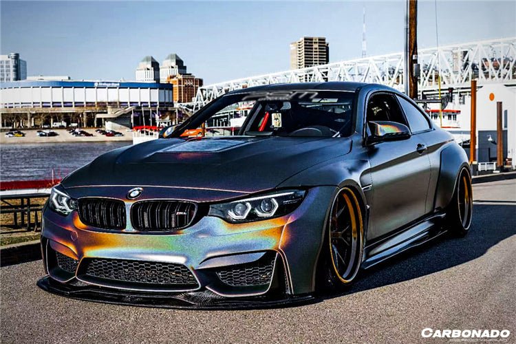 2014-2020 BMW M4 F82 SM Style Carbon Fiber Side Skirts