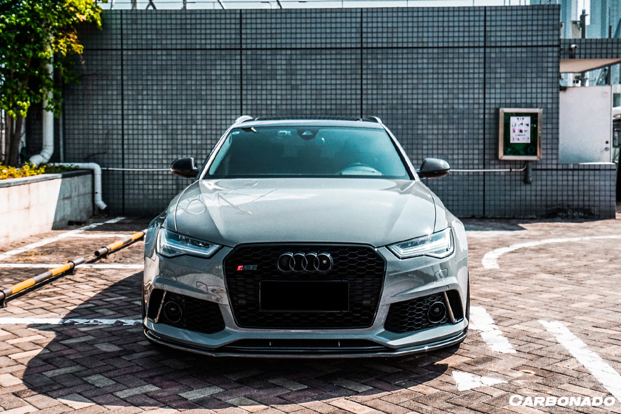 2013 - 2018 Audi RS6 Avant MN Style Carbon Fiber Front Lip