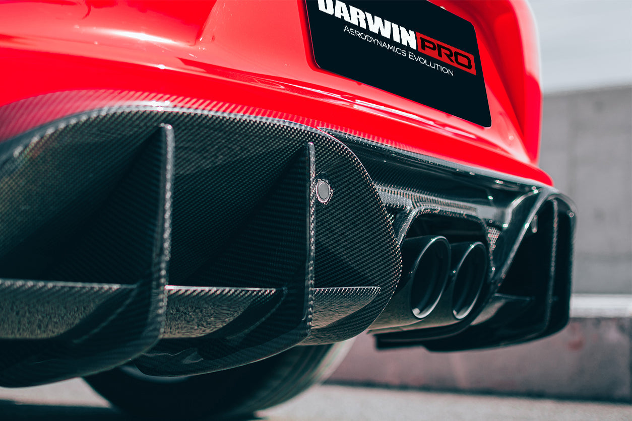 2016 - 2024 Porsche 718 Cayman & Boxster Stuttmate Carbon Fiber Rear Diffuser