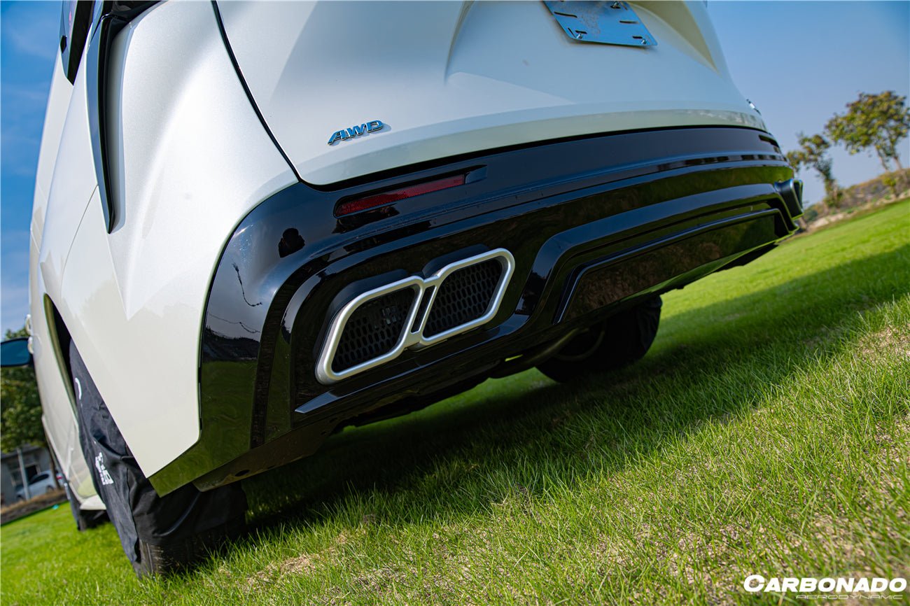 2021 - 2025 Toyota Sienna Thunder Style PP Rear Diffuser with Tips