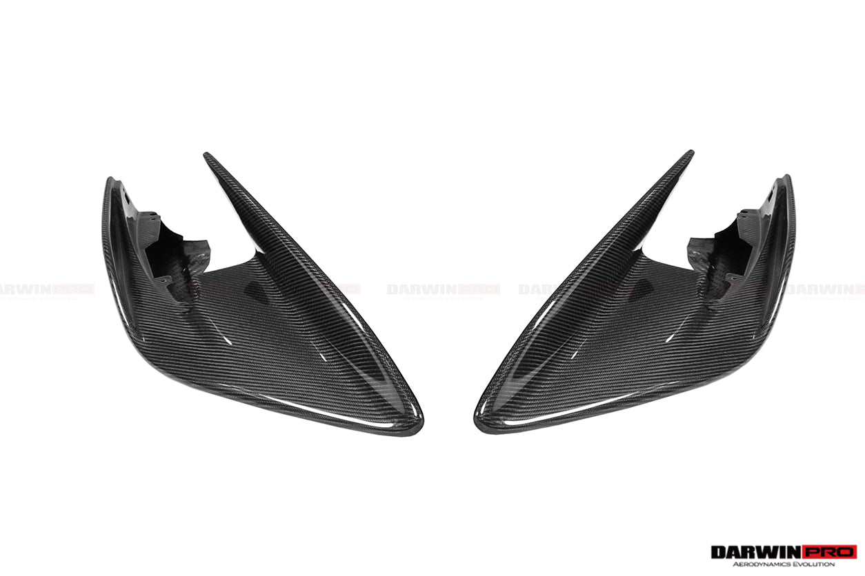 2018 - 2021 McLaren 600lt Carbon Fiber Front Lip Side Splitter