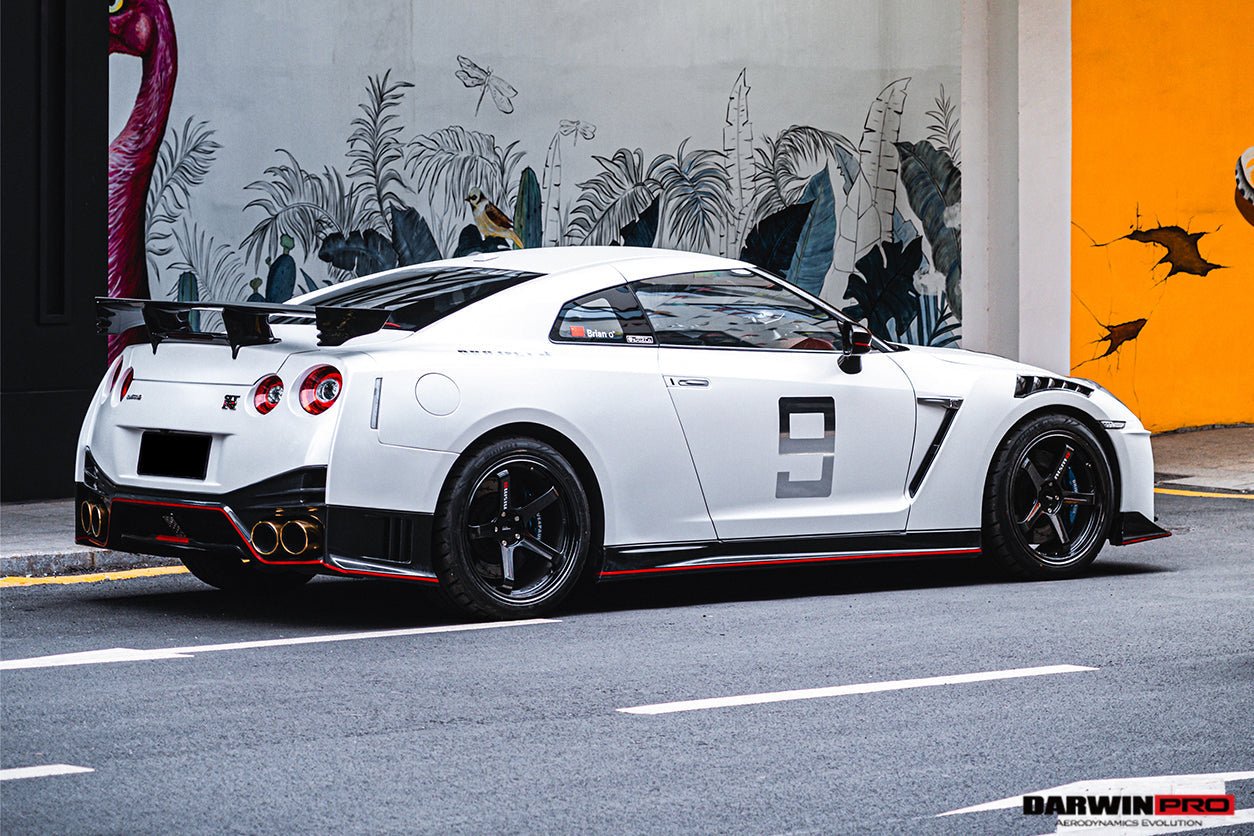 2008 - 2022 Nissan GTR R35 CBA DBA NSM Style Carbon Fiber Side Skirts