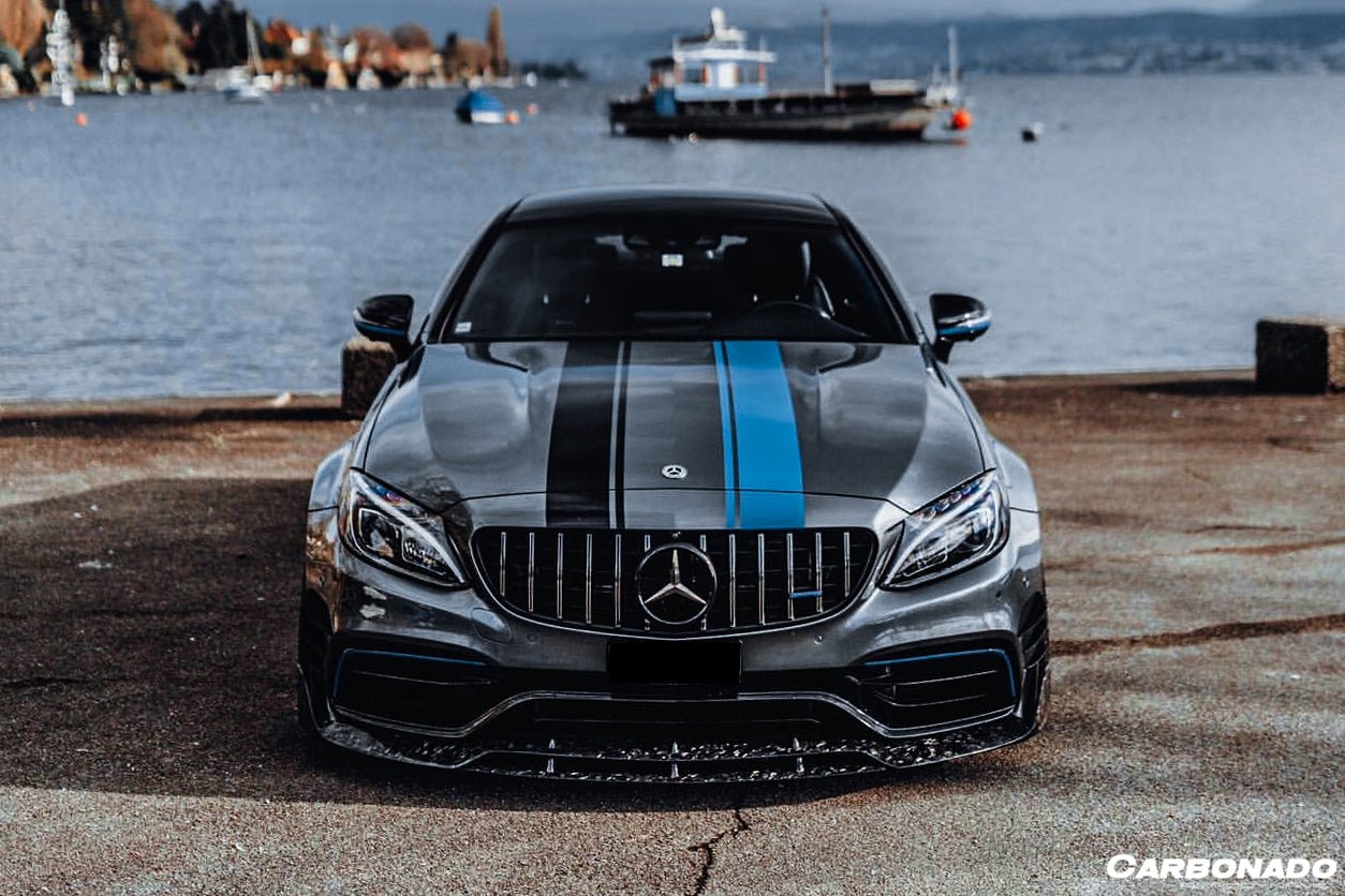 2015 - 2021 Mercedes Benz W205 C63 & S AMG Coupe BR Style Front Lip