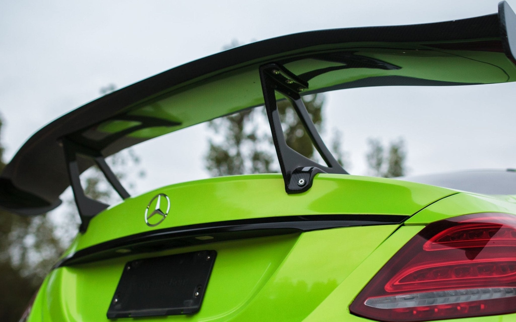 2015 - 2021 Mercedes Benz C-Class W205 Sedan IMP Performance Carbon Fiber Trunk Spoiler