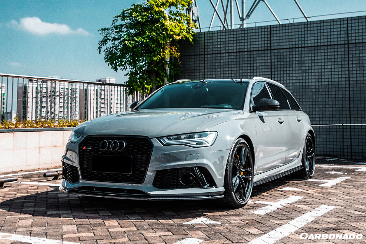 2013 - 2018 Audi RS6 Avant MN Style Carbon Fiber Front Lip
