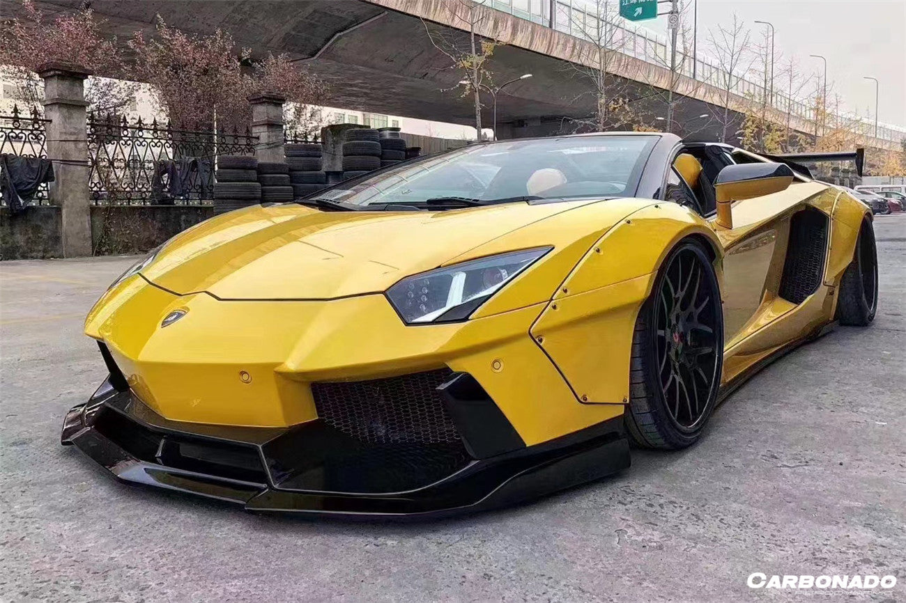2011 - 2021 Lamborghini Aventador LP700 LP720 LP750 LP740 Coupe/Roadster DE Style Front Wide Fender Flares