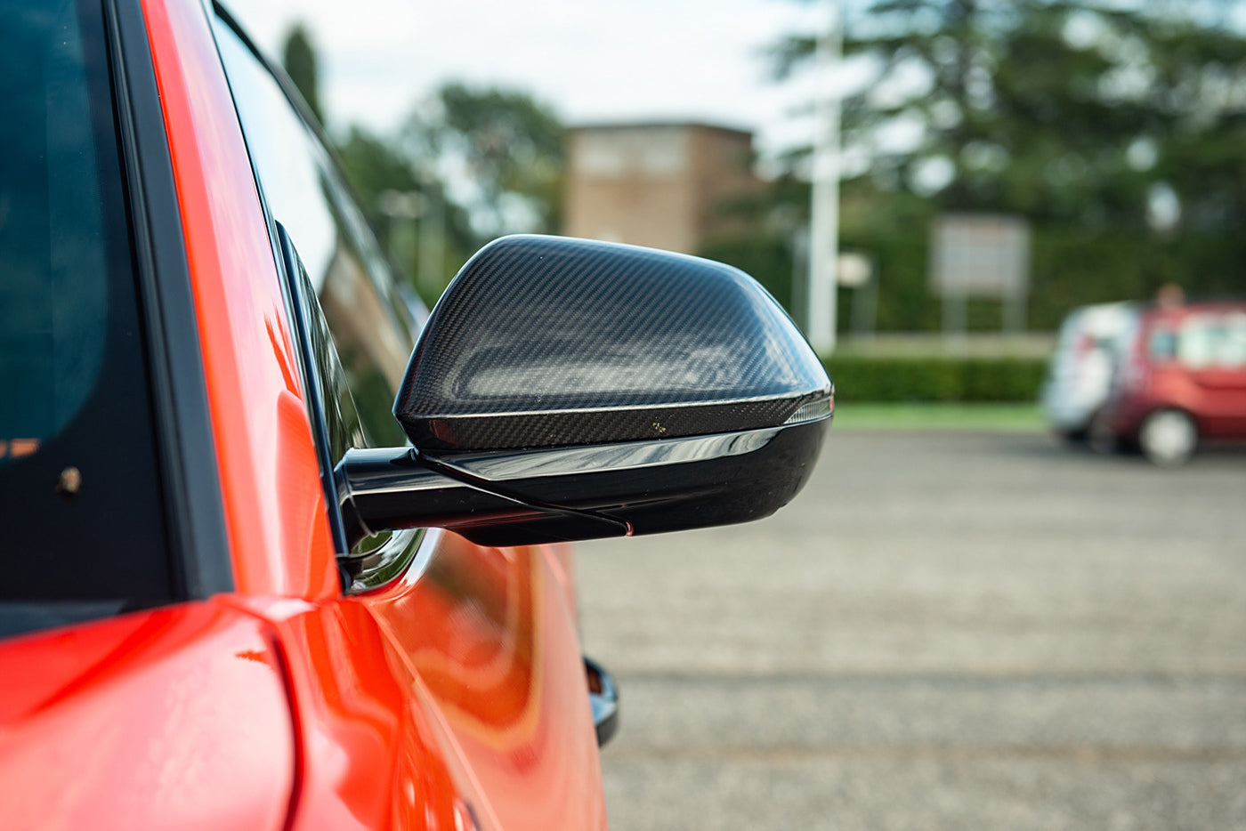 2018 - 2024 Lamborghini URUS Convert 2023 Performante Dry Carbon Fiber Mirror Housing (No BSA holes)