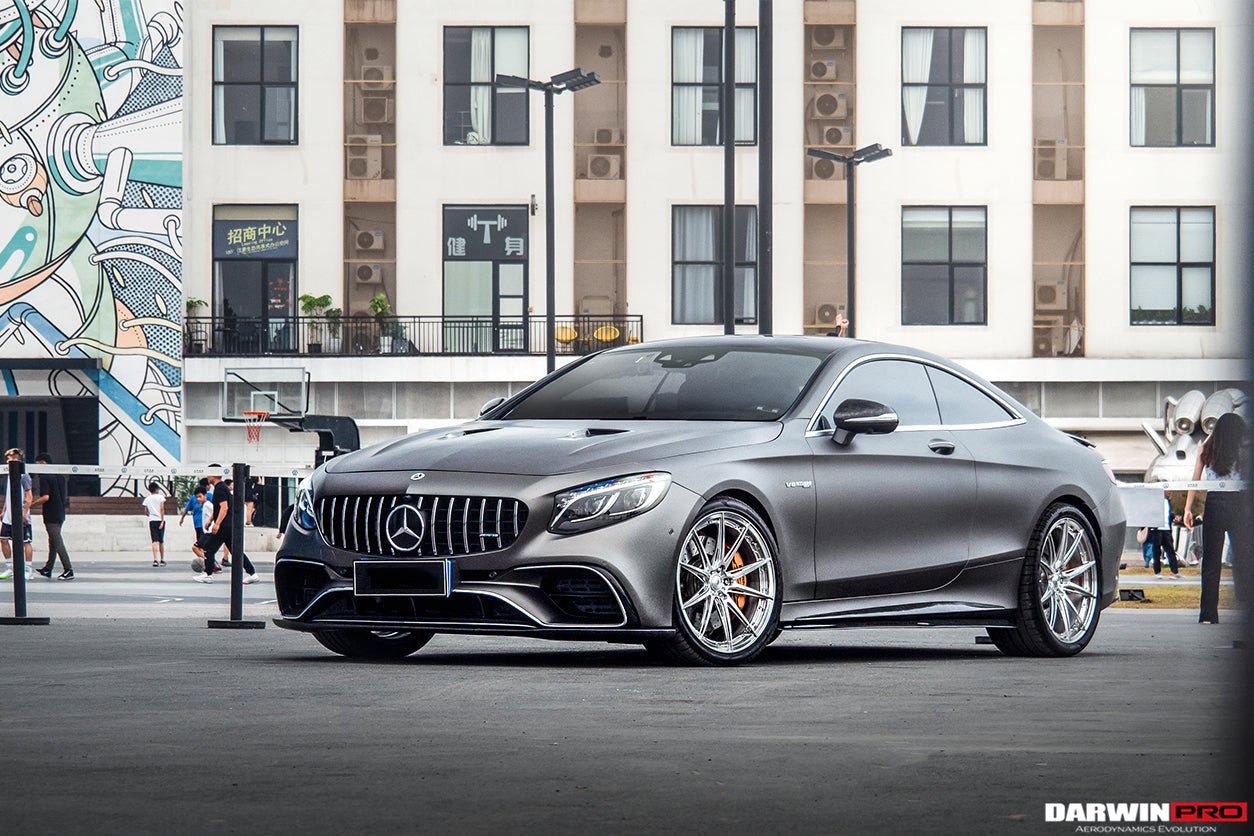 2018 - 2021 Mercedes Benz C217 S63 & S65 AMG Coupe BKSS Style Carbon Fiber Front Lip