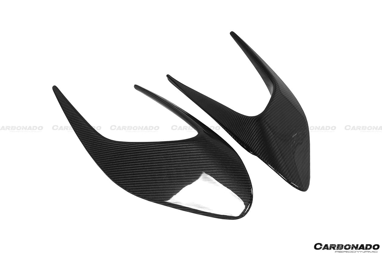 2015 - 2020 Ferrari 488 GTB/Spyder MSY Style Carbon Fiber Side Air Intake Flaps