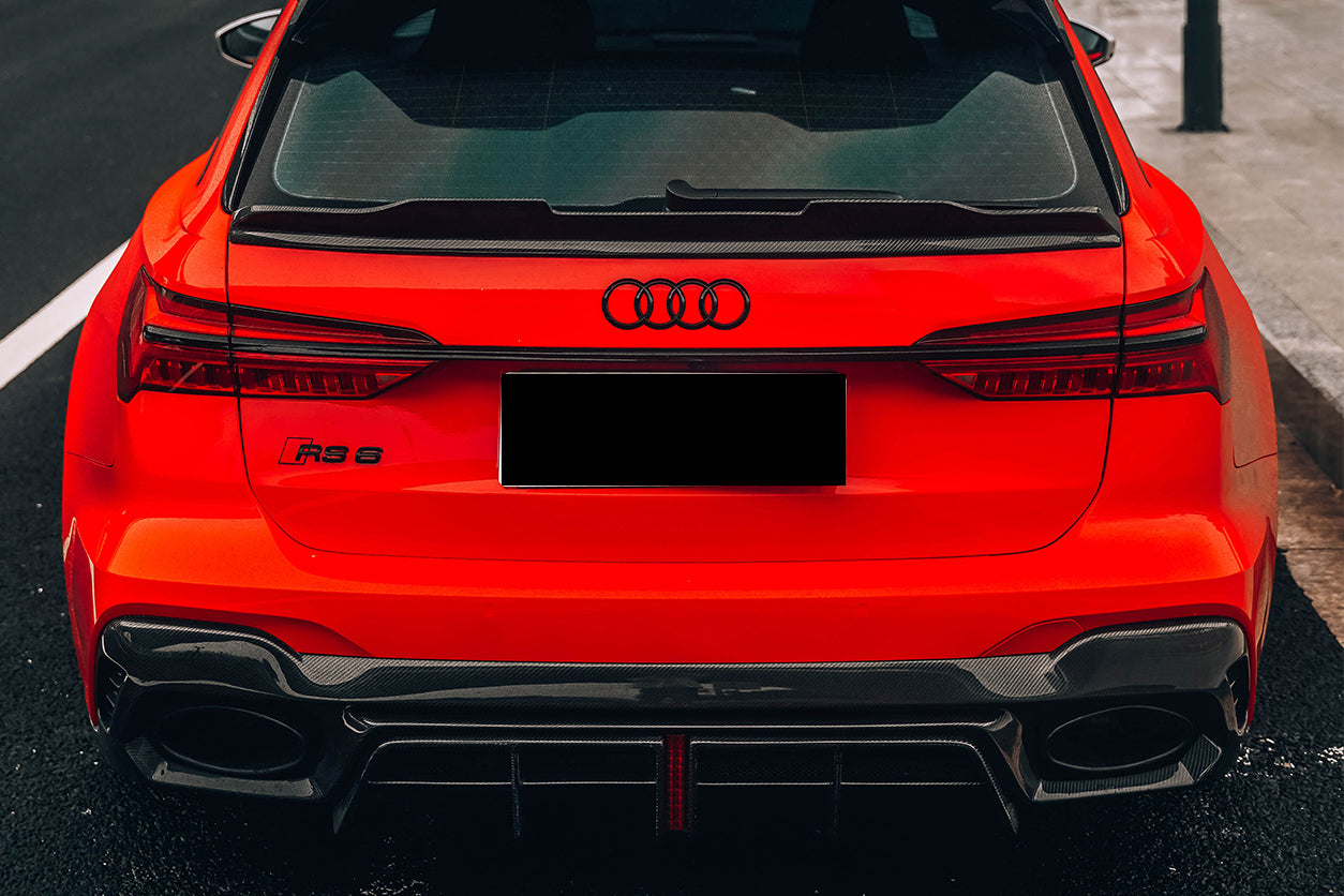 2019 - 2025 Audi RS6 Avant C8 & RS7 Quattro BKSS Style Rear Diffuser