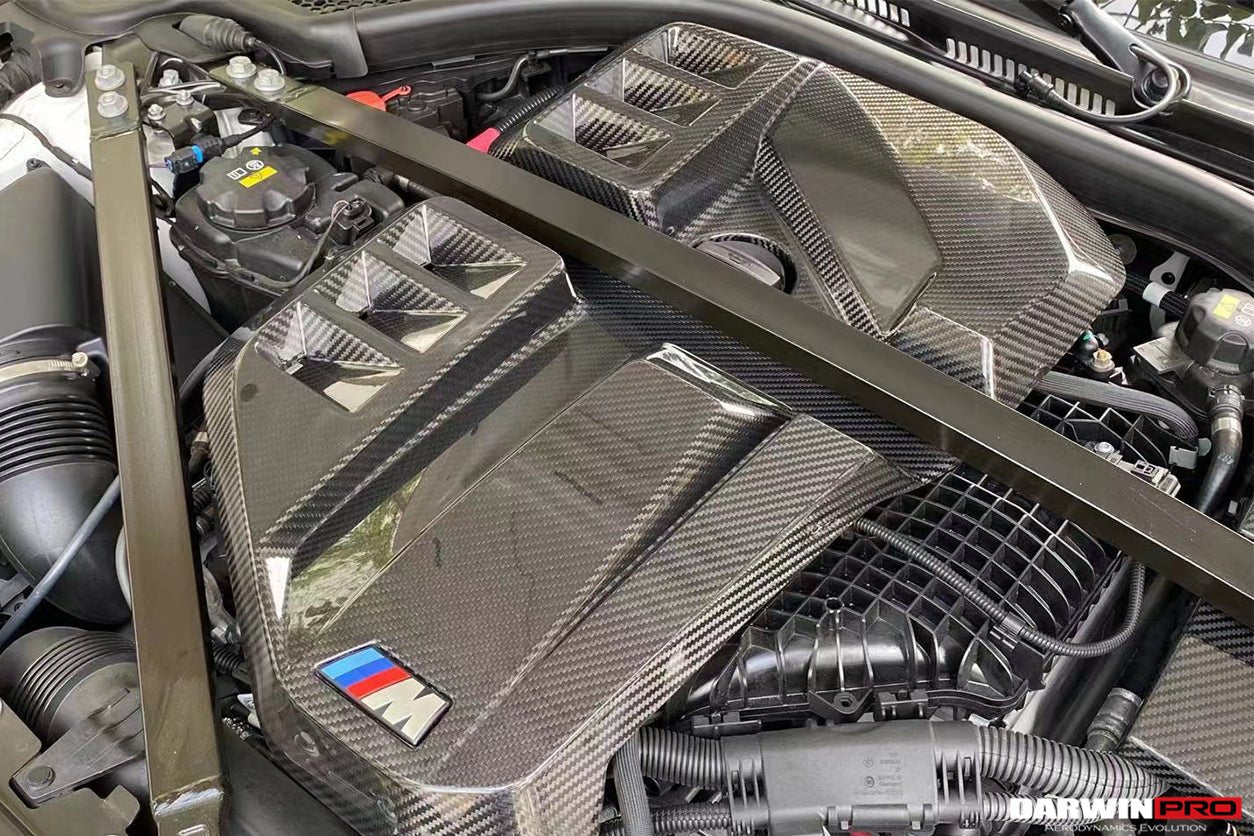 2021-2025 BMW M3 G80 M4 G82 G83 DRY Carbon Fiber Engine Cover