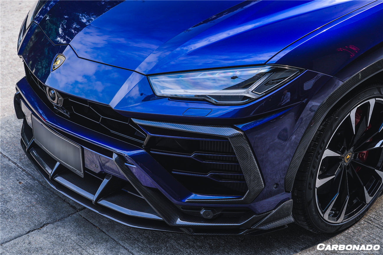2018 - 2022 Lamborghini URUS TC Style Dry Carbon Fiber Front Bumper Vents