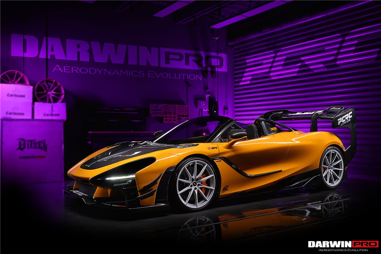 2017 - 2021 McLaren 720S Se²NWB Style Carbon Fiber Side Skirts